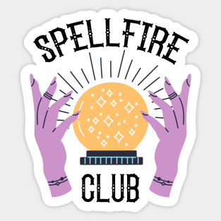 Spellfire Club Sticker